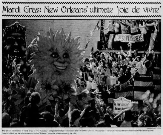 Mardia Gras: New Orleans' ultimate 'joie de vivre'
